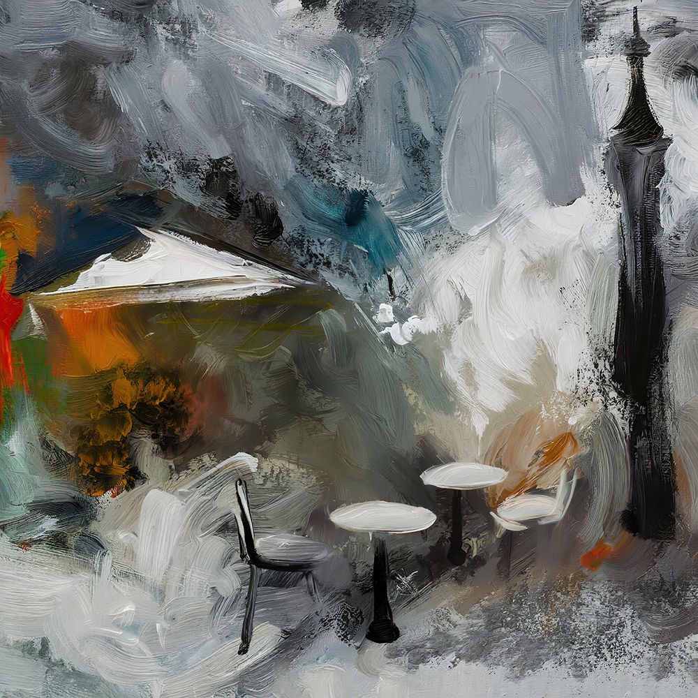 Empty Cafe art print by Ronald Bolokofsky for $57.95 CAD