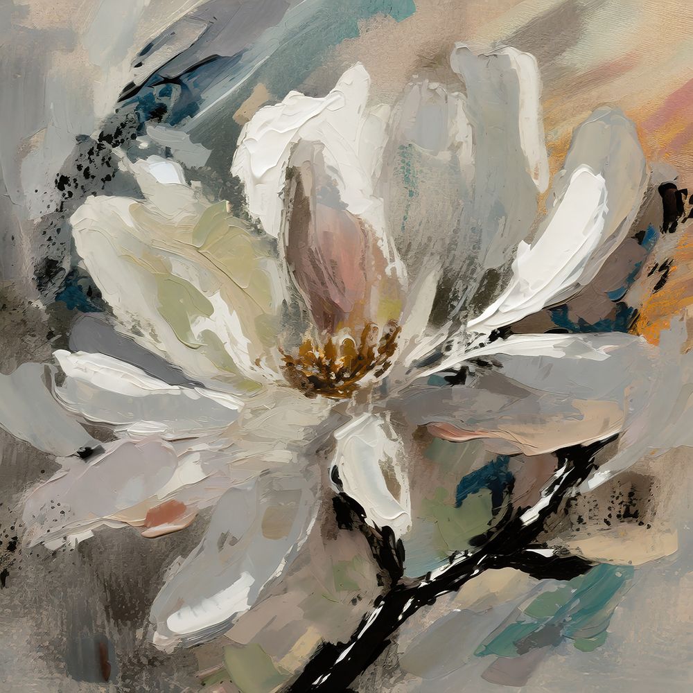 Floral Contemplation art print by Ronald Bolokofsky for $57.95 CAD