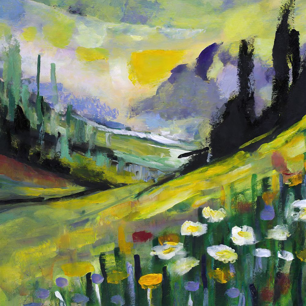 Floral Flourish art print by Ronald Bolokofsky for $57.95 CAD