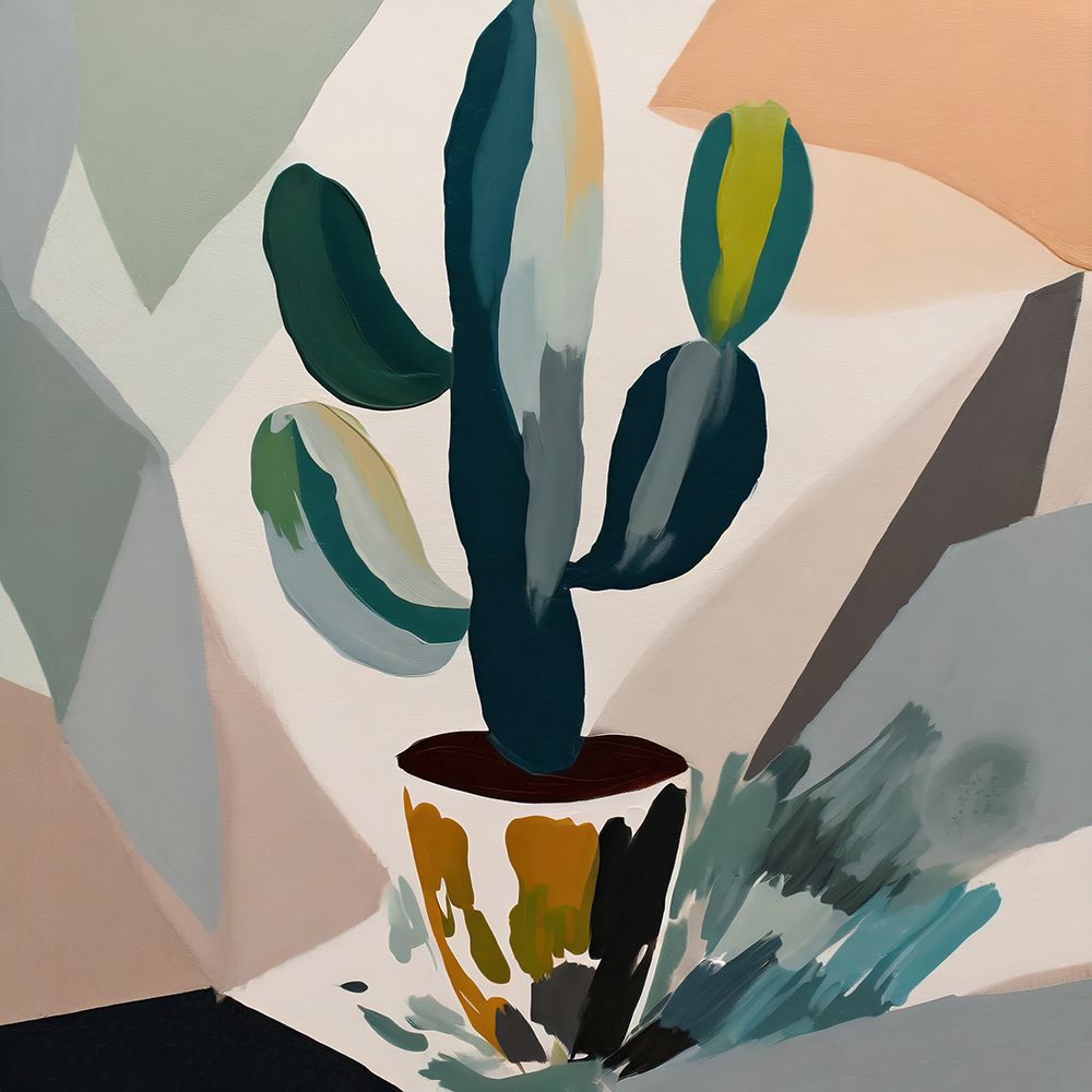 Geometrys Green art print by Ronald Bolokofsky for $57.95 CAD
