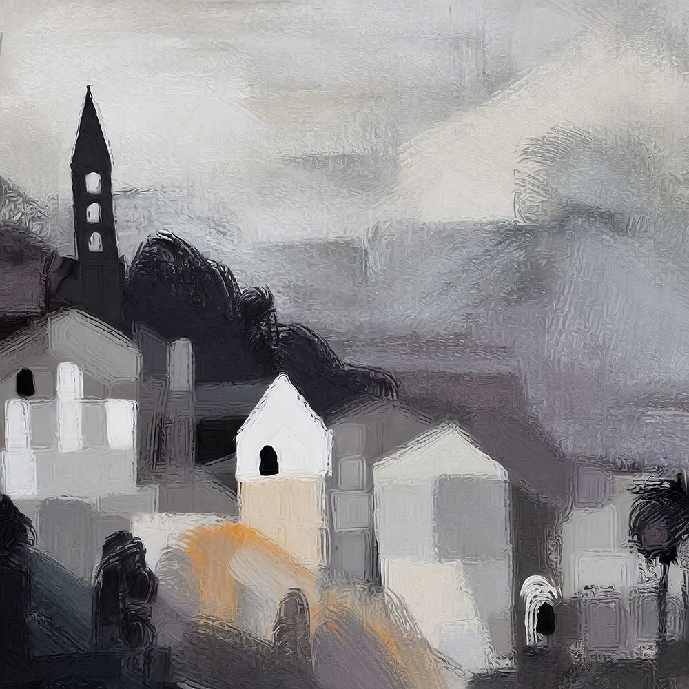Grey Skies Over Gold art print by Ronald Bolokofsky for $57.95 CAD