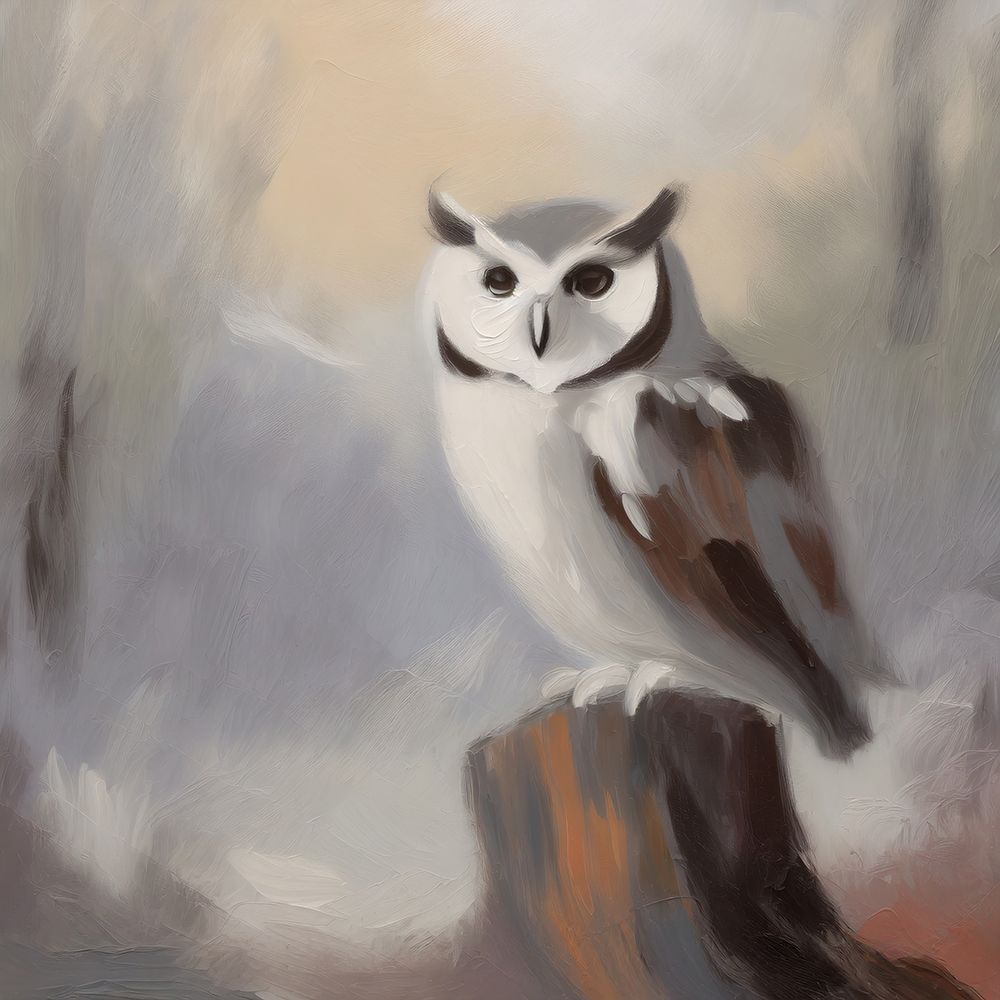 Hoot of Solitude art print by Ronald Bolokofsky for $57.95 CAD