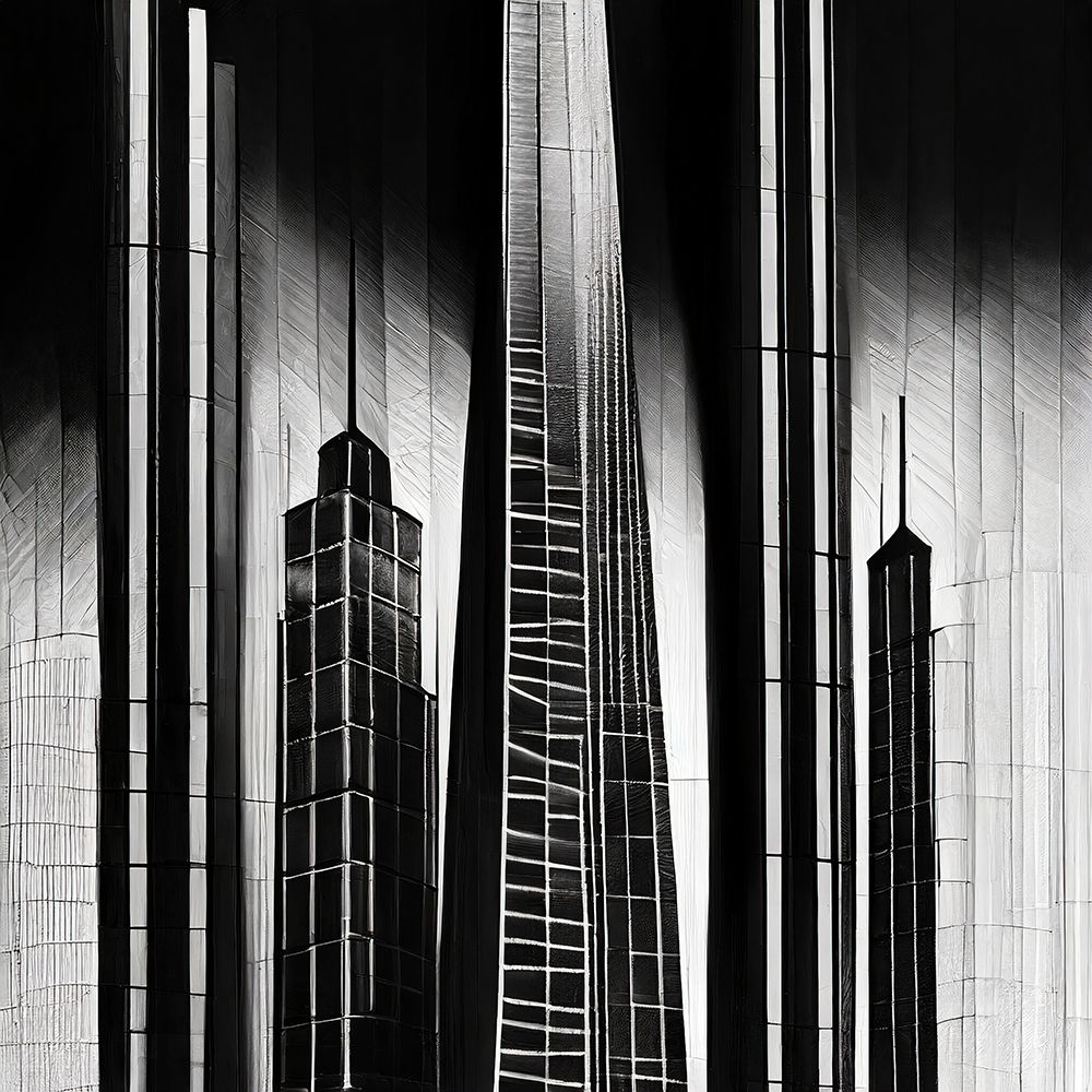 Metropolis Monoliths art print by Ronald Bolokofsky for $57.95 CAD