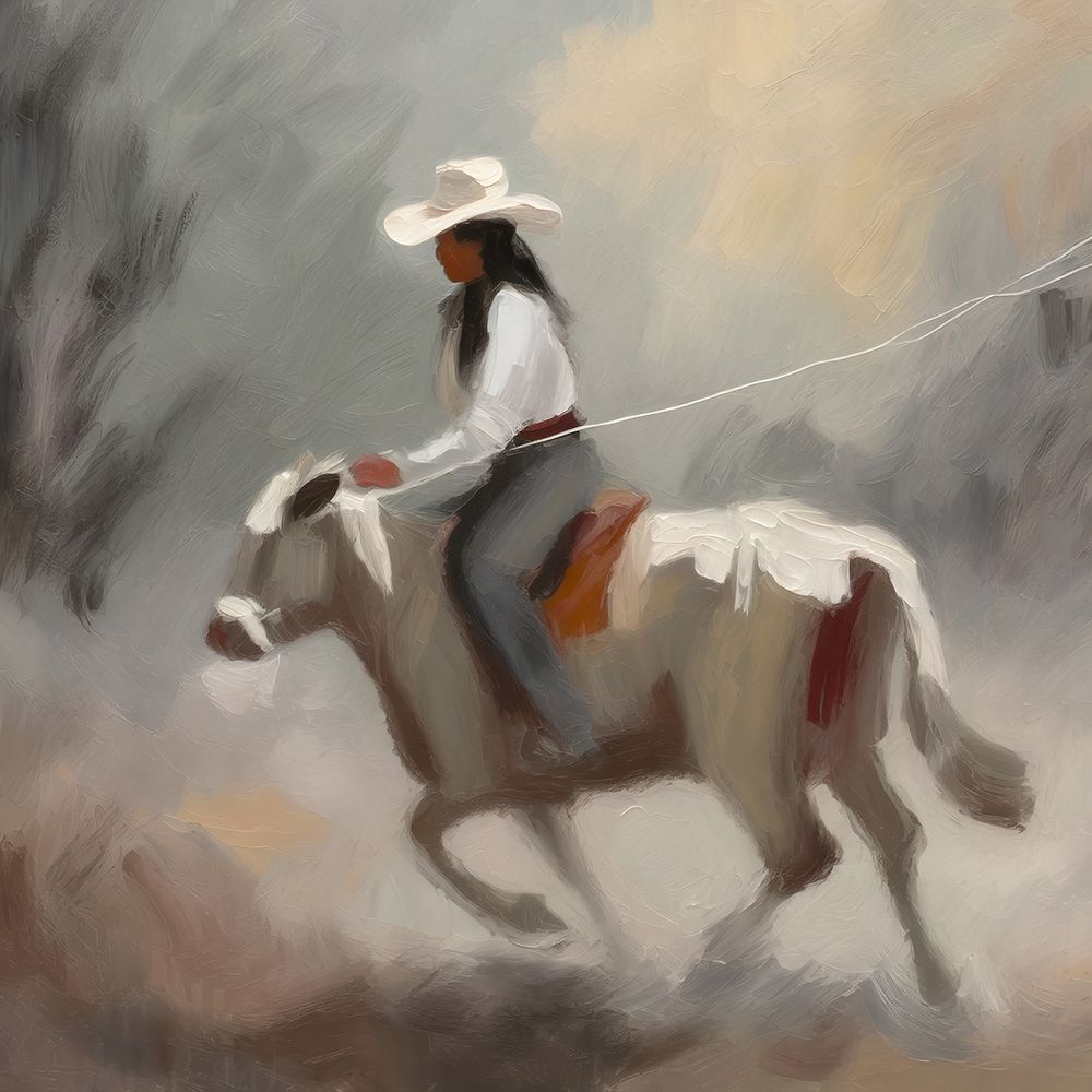 Riding the Cow art print by Ronald Bolokofsky for $57.95 CAD