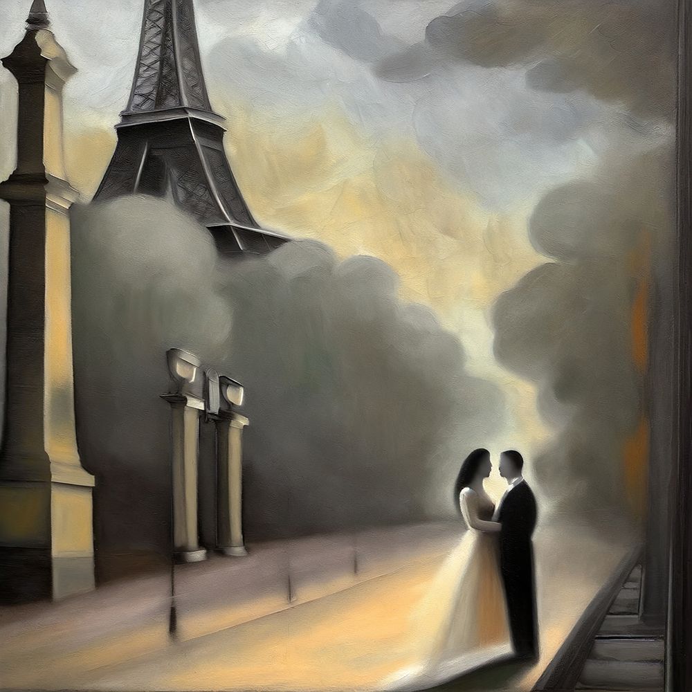 Romance In Paris II art print by Ronald Bolokofsky for $57.95 CAD