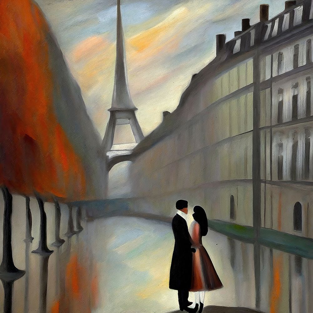 Romance In Paris IV art print by Ronald Bolokofsky for $57.95 CAD