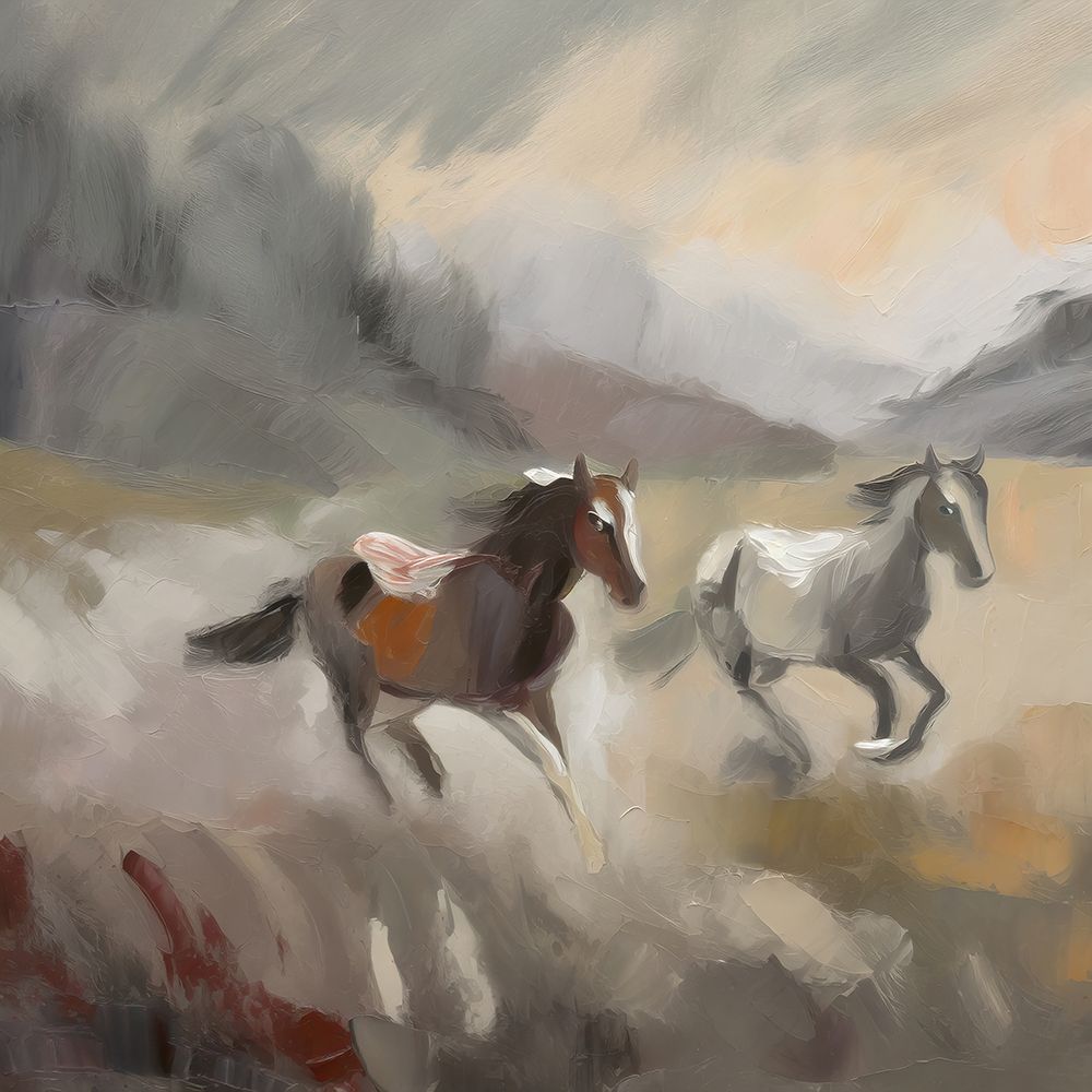 Running with Clouds art print by Ronald Bolokofsky for $57.95 CAD