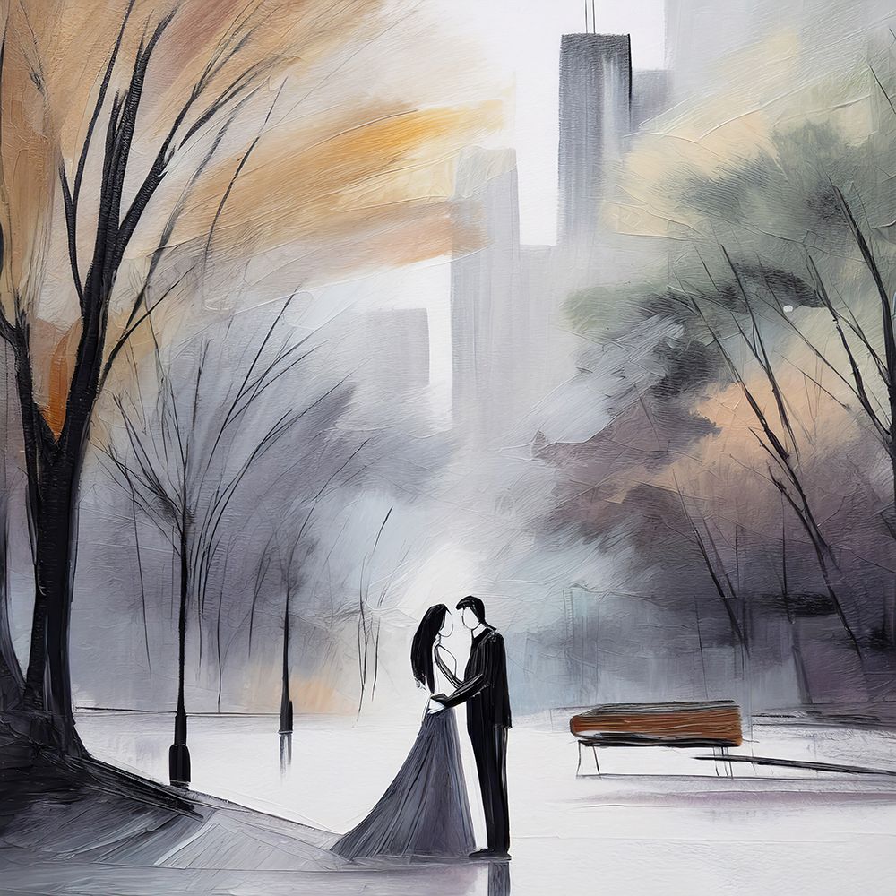 Silhouettes of Affection art print by Ronald Bolokofsky for $57.95 CAD