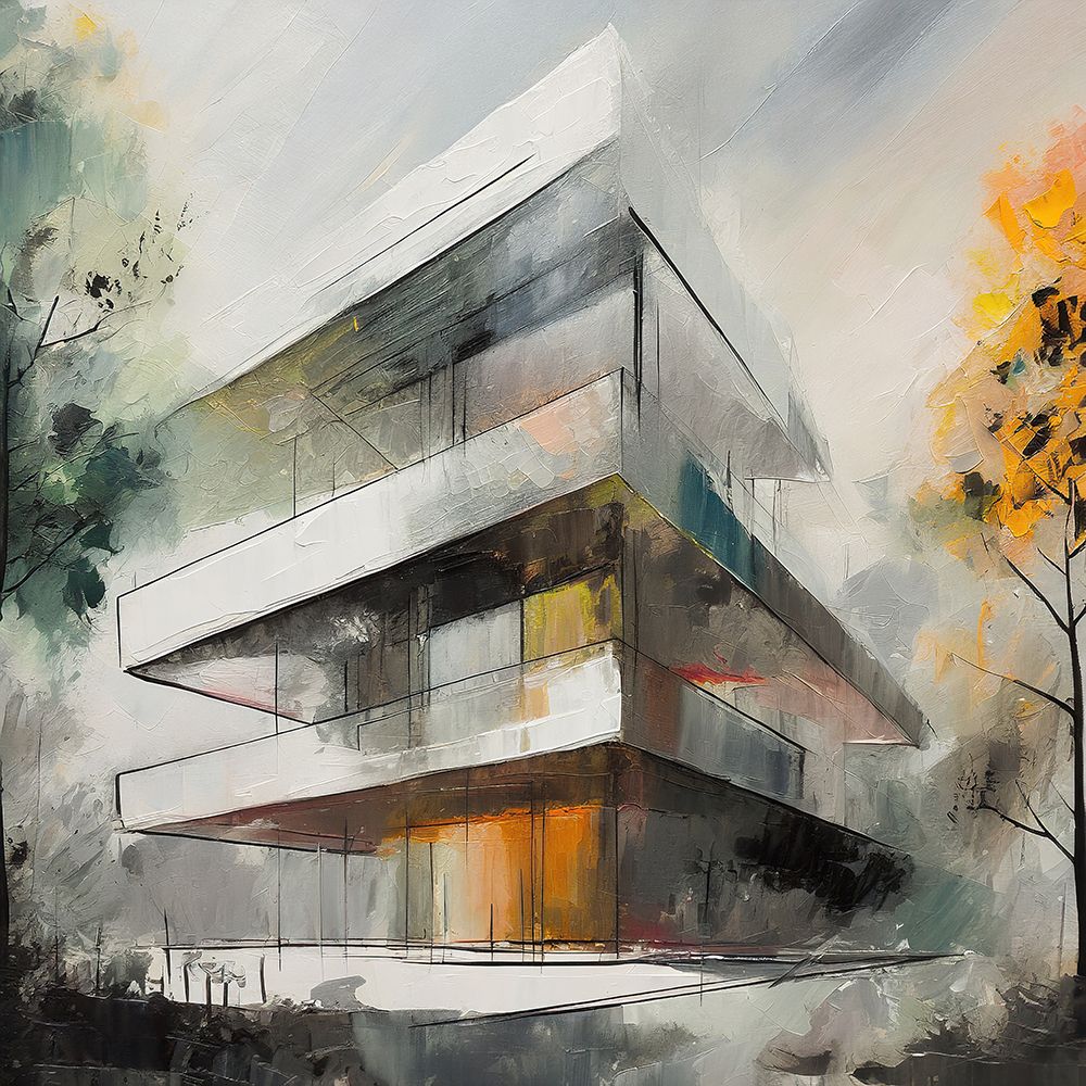 Spatial Symphony art print by Ronald Bolokofsky for $57.95 CAD
