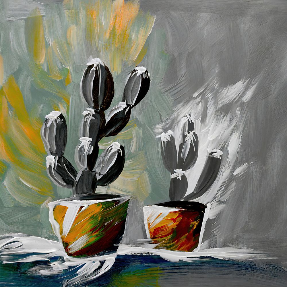 The Cacti Duet art print by Ronald Bolokofsky for $57.95 CAD