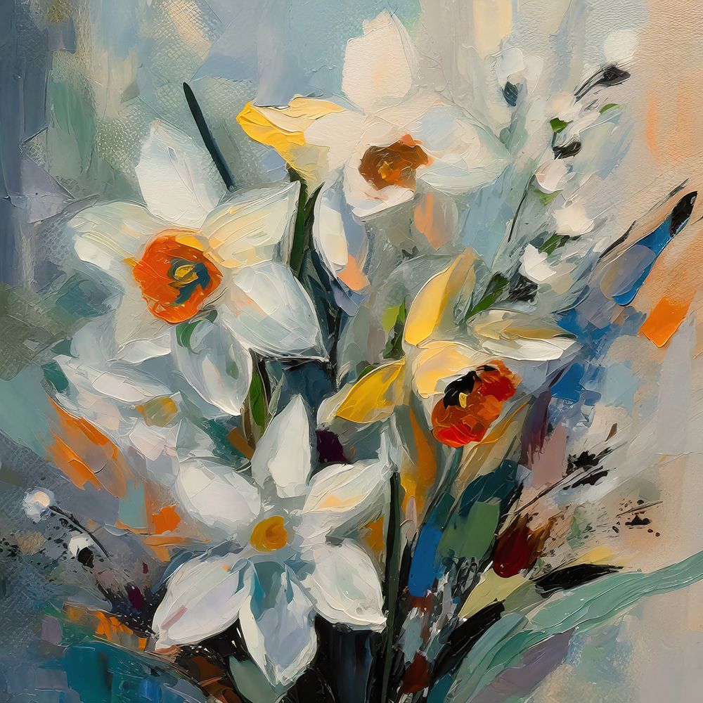 The Dance of Daffodils art print by Ronald Bolokofsky for $57.95 CAD
