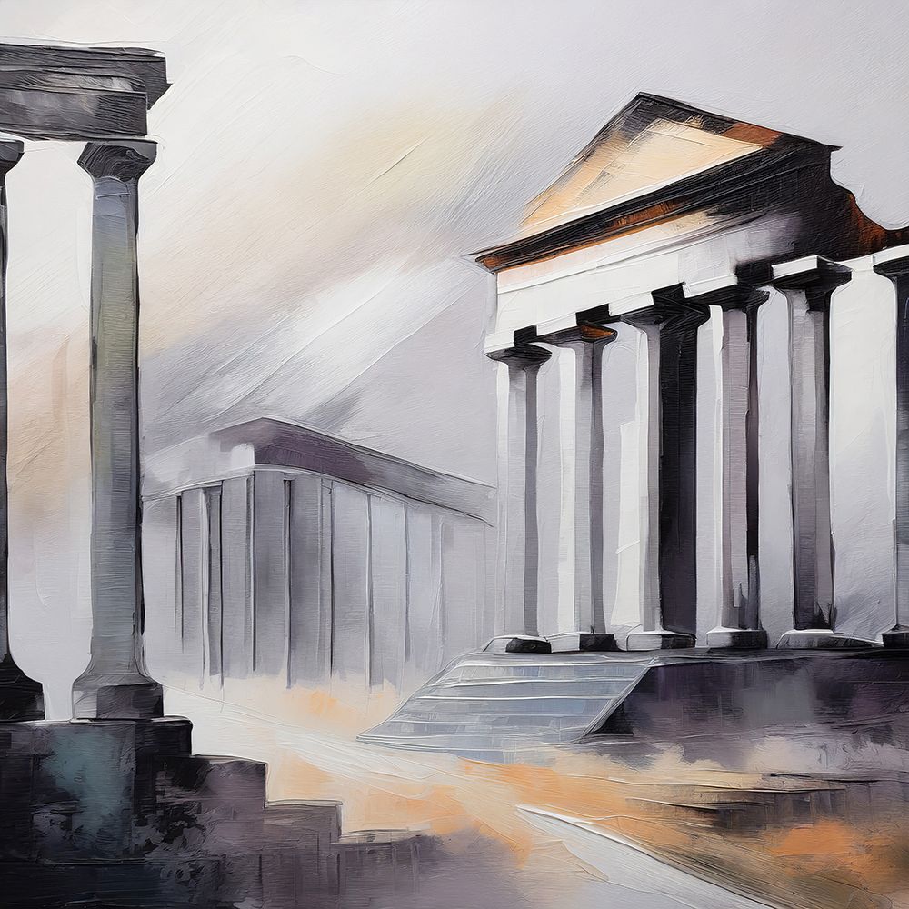 Vestiges of Power art print by Ronald Bolokofsky for $57.95 CAD
