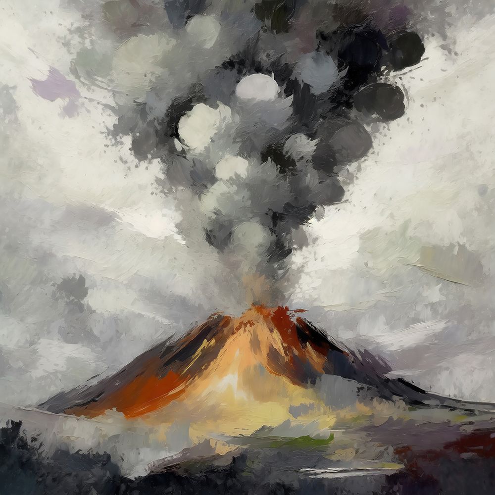 Volcanic Verve art print by Ronald Bolokofsky for $57.95 CAD