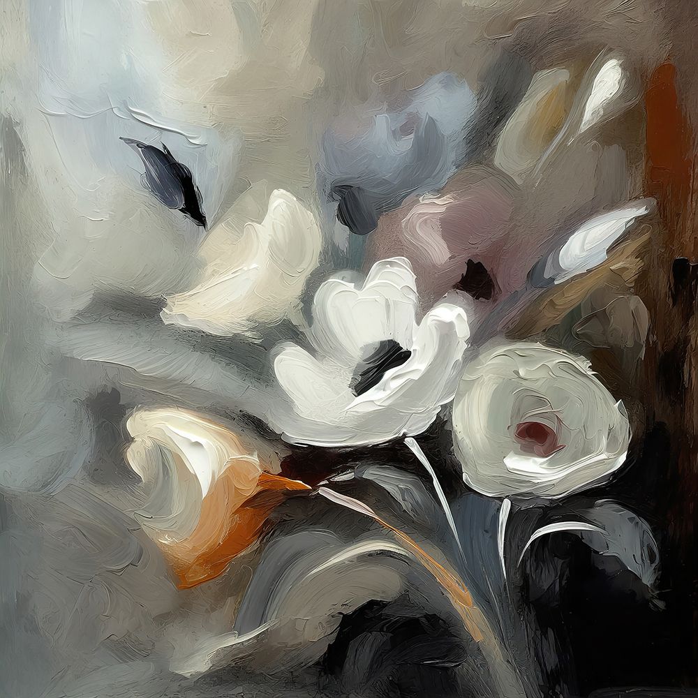 Whimsy in White Textures art print by Ronald Bolokofsky for $57.95 CAD