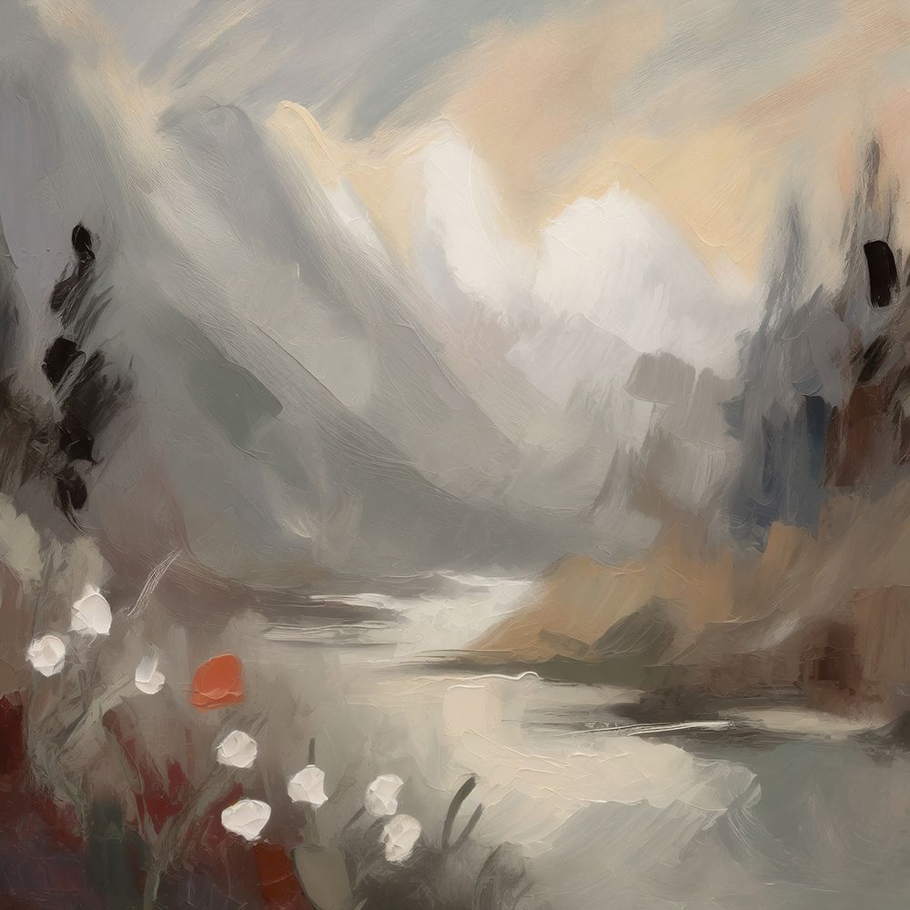Wildflowers and Water art print by Ronald Bolokofsky for $57.95 CAD