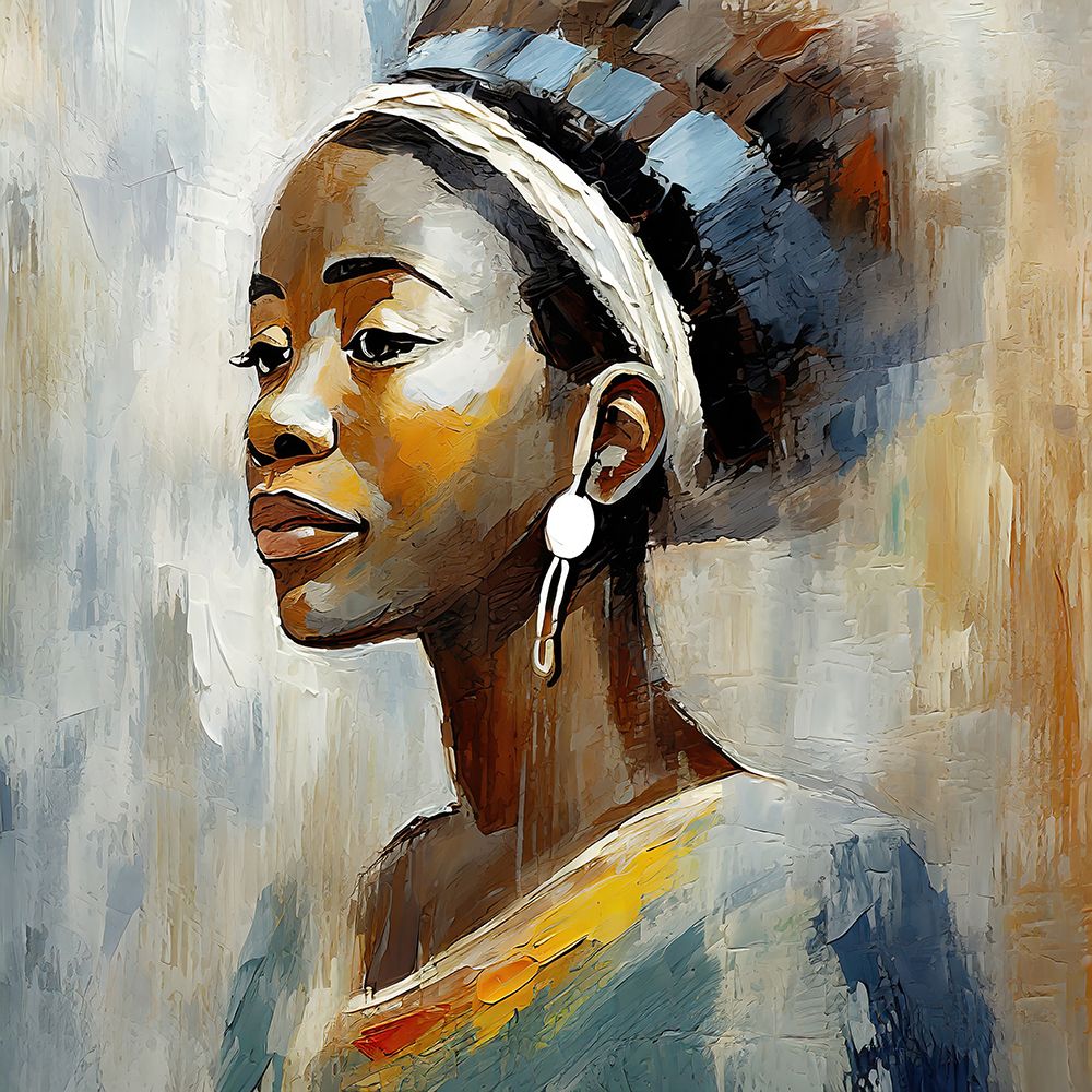 African American Fashionista VII art print by Ronald Bolokofsky for $57.95 CAD