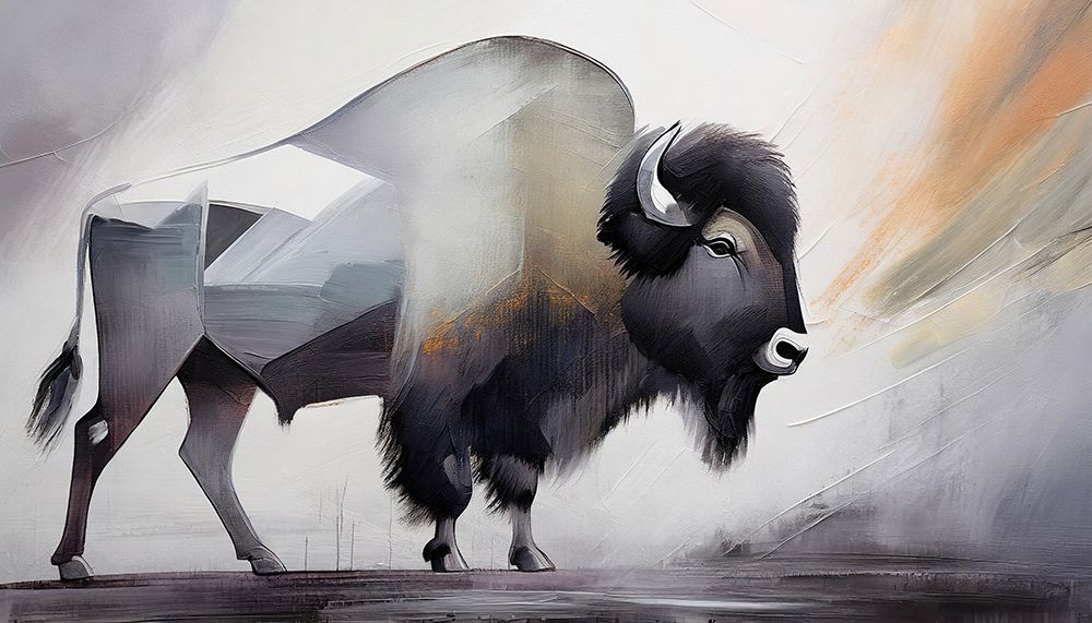 Bisons Domain art print by Ronald Bolokofsky for $57.95 CAD