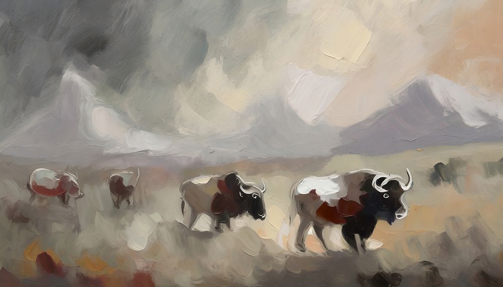 Buffalos Domain art print by Ronald Bolokofsky for $57.95 CAD