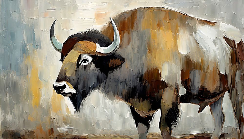Buffalos Stance art print by Ronald Bolokofsky for $57.95 CAD