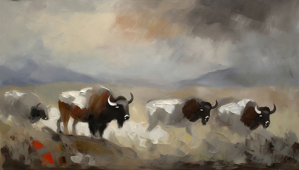 Buffalos Trail art print by Ronald Bolokofsky for $57.95 CAD