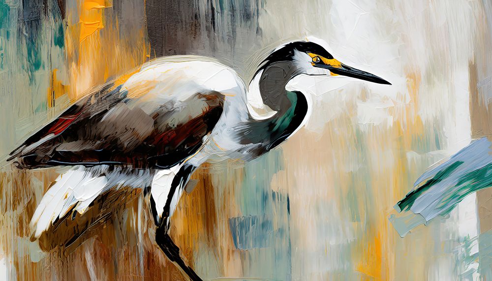 Egret Essence art print by Ronald Bolokofsky for $57.95 CAD