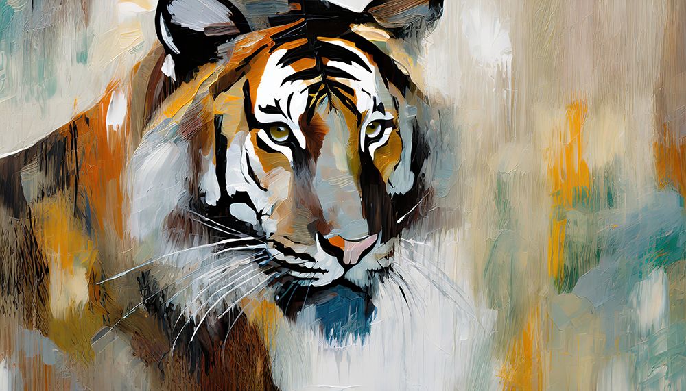 Eyes of the Tiger art print by Ronald Bolokofsky for $57.95 CAD