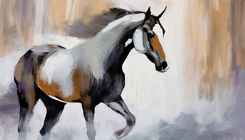 Horse in the Mist art print by Ronald Bolokofsky for $57.95 CAD