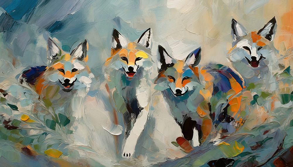 Hungry Pack art print by Ronald Bolokofsky for $57.95 CAD