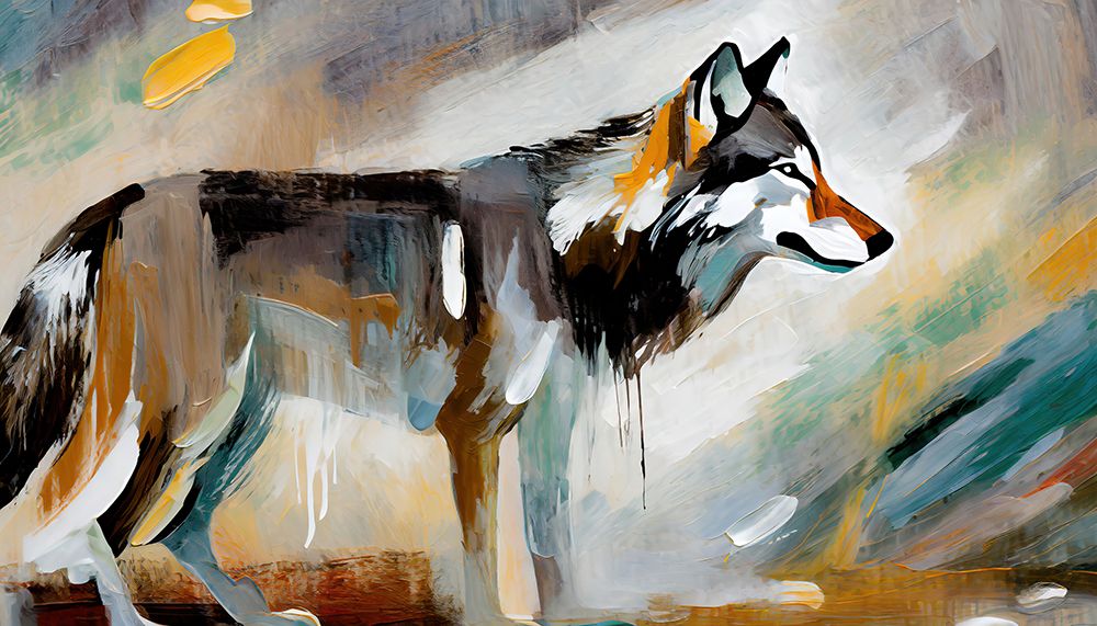 Lone Wolf art print by Ronald Bolokofsky for $57.95 CAD