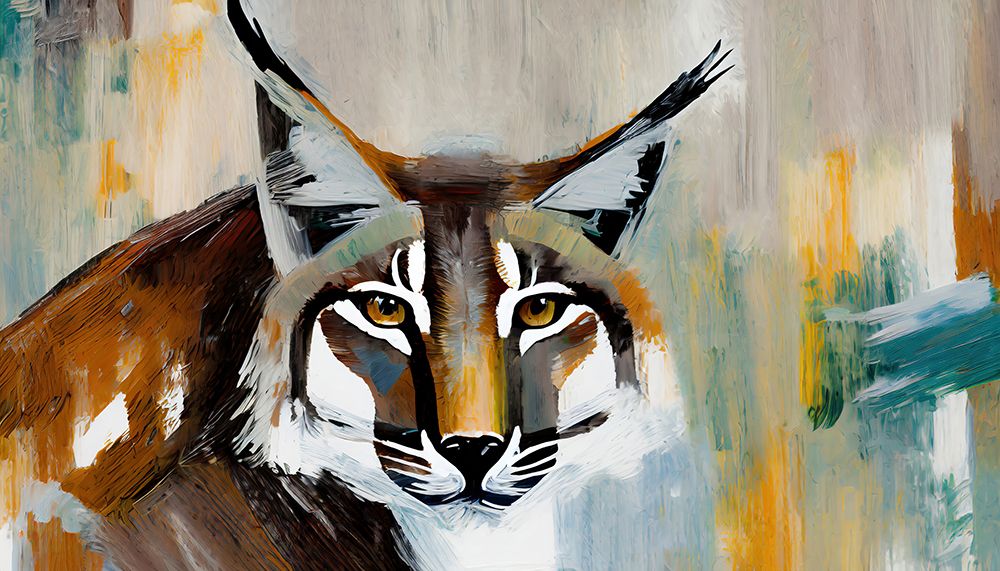 Lynx Stare art print by Ronald Bolokofsky for $57.95 CAD