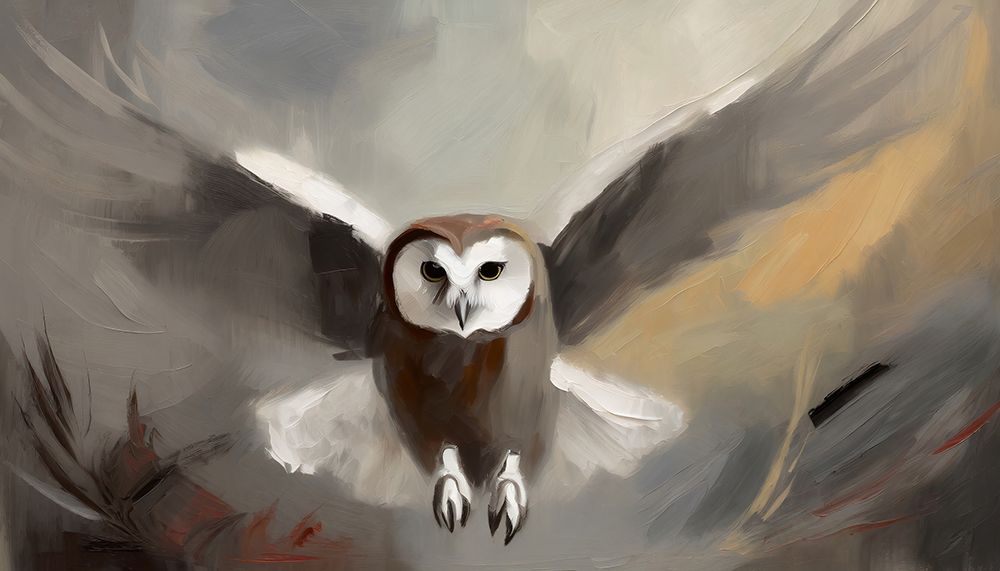 Owl in the Dusk art print by Ronald Bolokofsky for $57.95 CAD