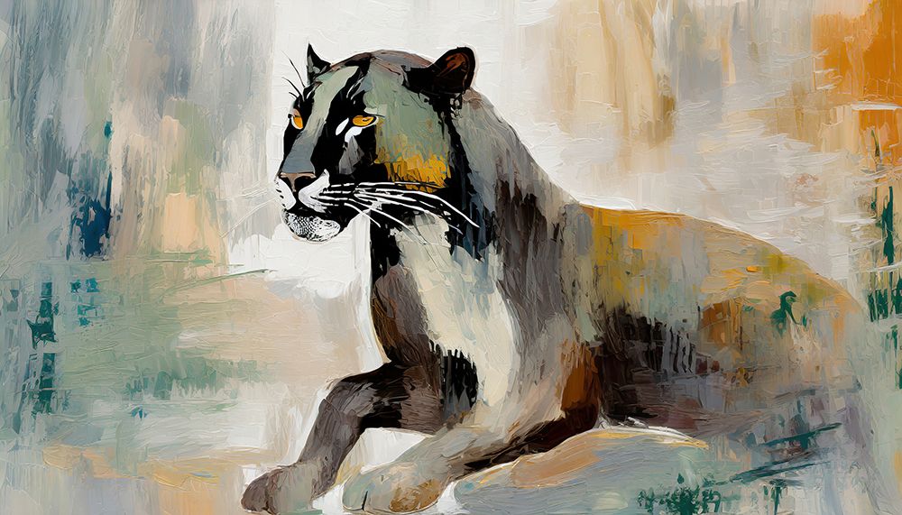 Panthers Poise art print by Ronald Bolokofsky for $57.95 CAD