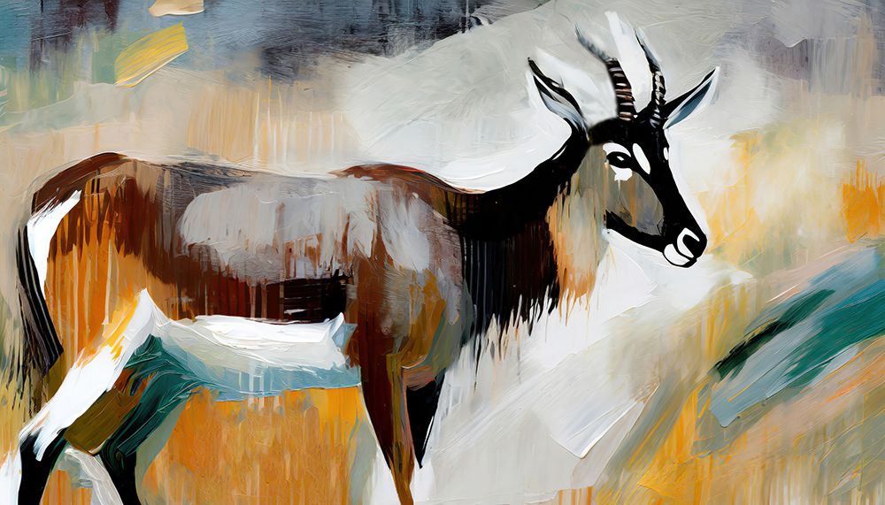 Pronghorn Passage art print by Ronald Bolokofsky for $57.95 CAD