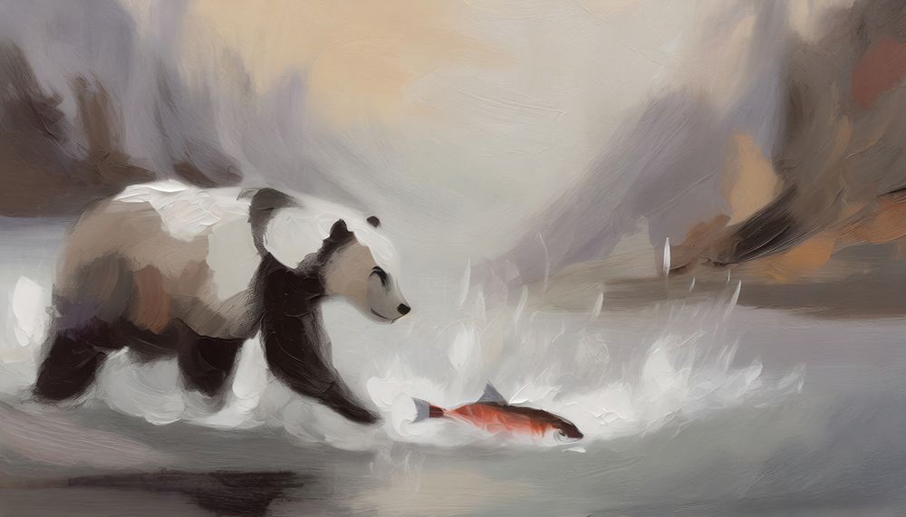 River Hunt art print by Ronald Bolokofsky for $57.95 CAD