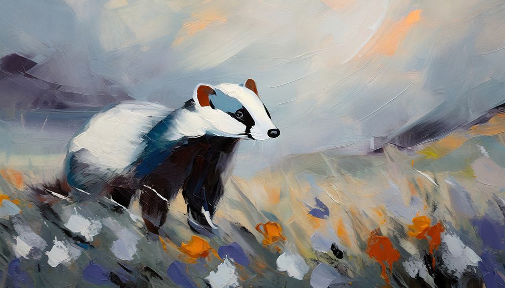 Spirit of a Badger art print by Ronald Bolokofsky for $57.95 CAD