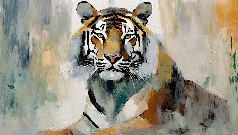 Tiger Stare art print by Ronald Bolokofsky for $57.95 CAD