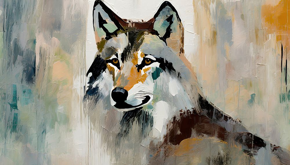 Wolf Gaze art print by Ronald Bolokofsky for $57.95 CAD