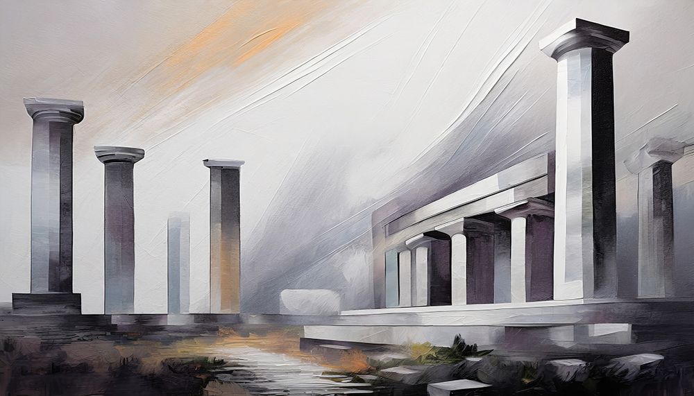 Monuments of the Past art print by Ronald Bolokofsky for $57.95 CAD