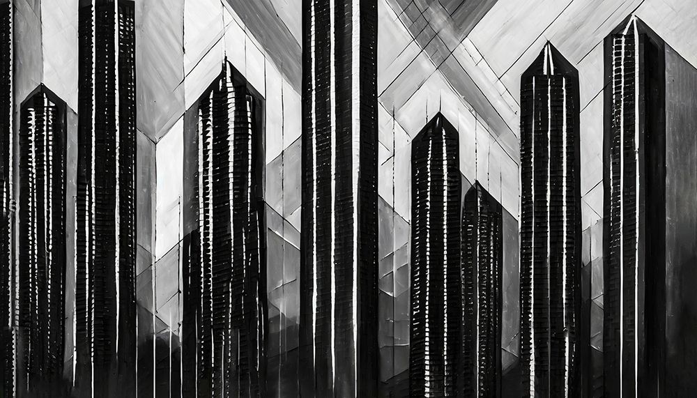 The Urban Canyon art print by Ronald Bolokofsky for $57.95 CAD