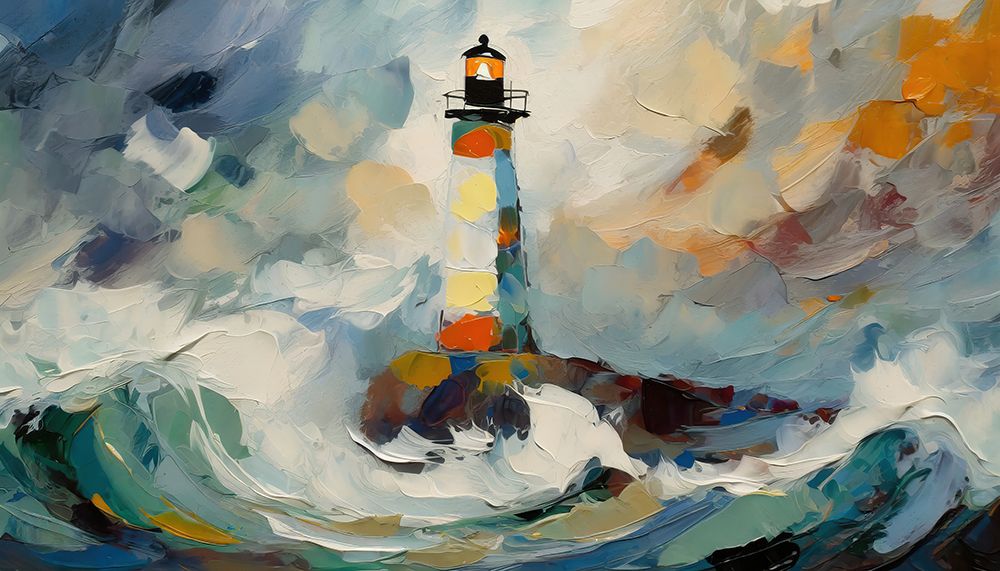Safe Shore Beacon art print by Ronald Bolokofsky for $57.95 CAD