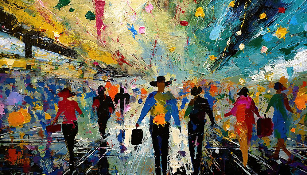 Airport Abstraction art print by Ronald Bolokofsky for $57.95 CAD