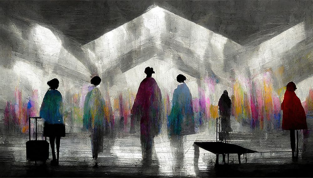 Chromatic Crossroads art print by Ronald Bolokofsky for $57.95 CAD