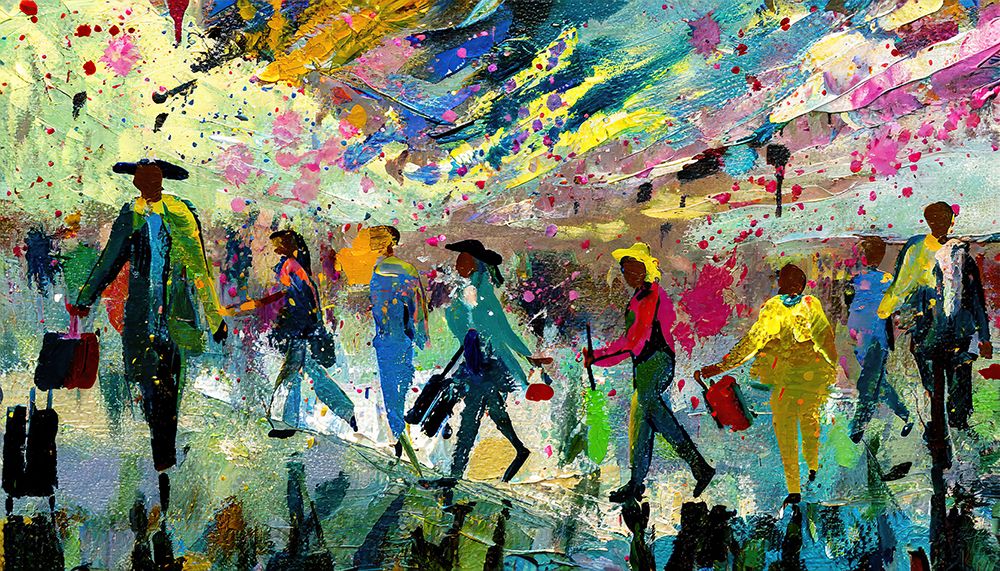 Echoes of Movement art print by Ronald Bolokofsky for $57.95 CAD