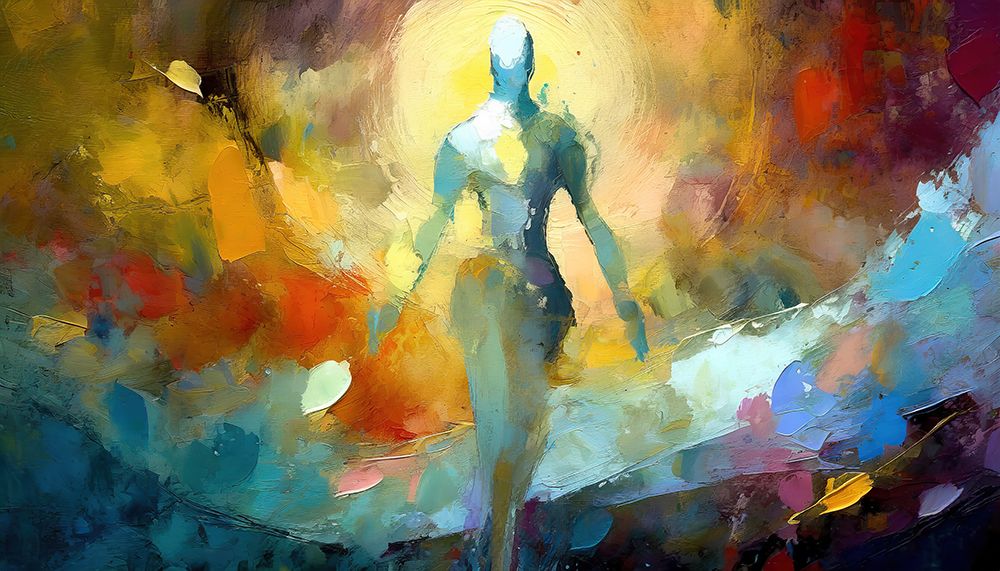 Silhouette in the Spectrum art print by Ronald Bolokofsky for $57.95 CAD
