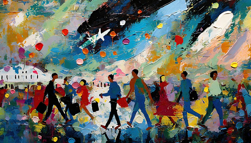 Transient Terminal art print by Ronald Bolokofsky for $57.95 CAD