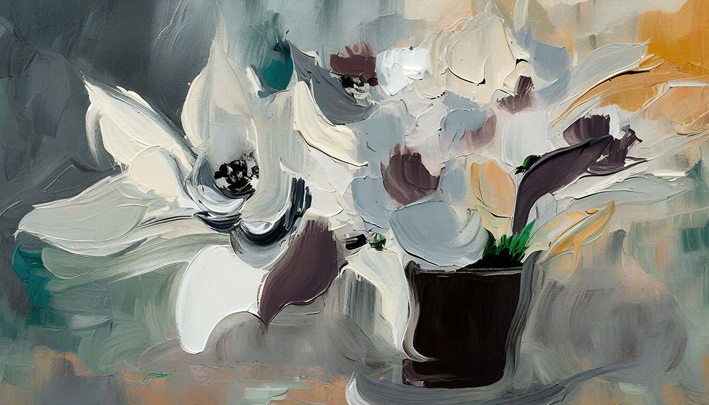 Abstracted Blossoms art print by Ronald Bolokofsky for $57.95 CAD