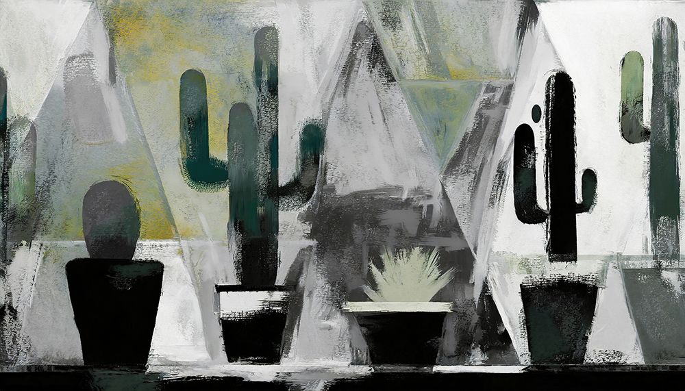 Cacti Contours art print by Ronald Bolokofsky for $57.95 CAD