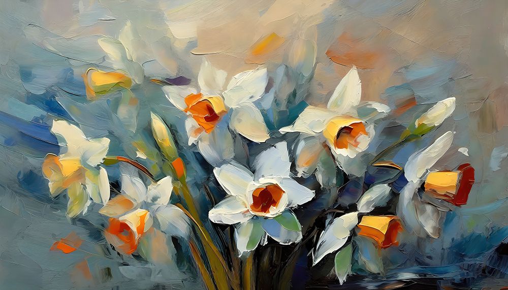Daffodils and Companions art print by Ronald Bolokofsky for $57.95 CAD
