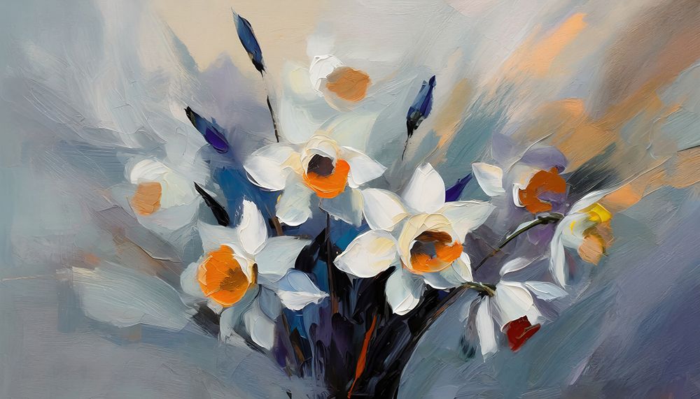 Daffodils in Depth art print by Ronald Bolokofsky for $57.95 CAD