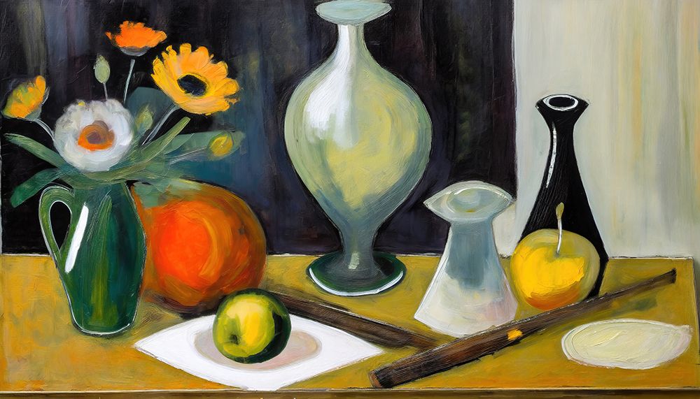 Elegy in Glass and Fruit art print by Ronald Bolokofsky for $57.95 CAD